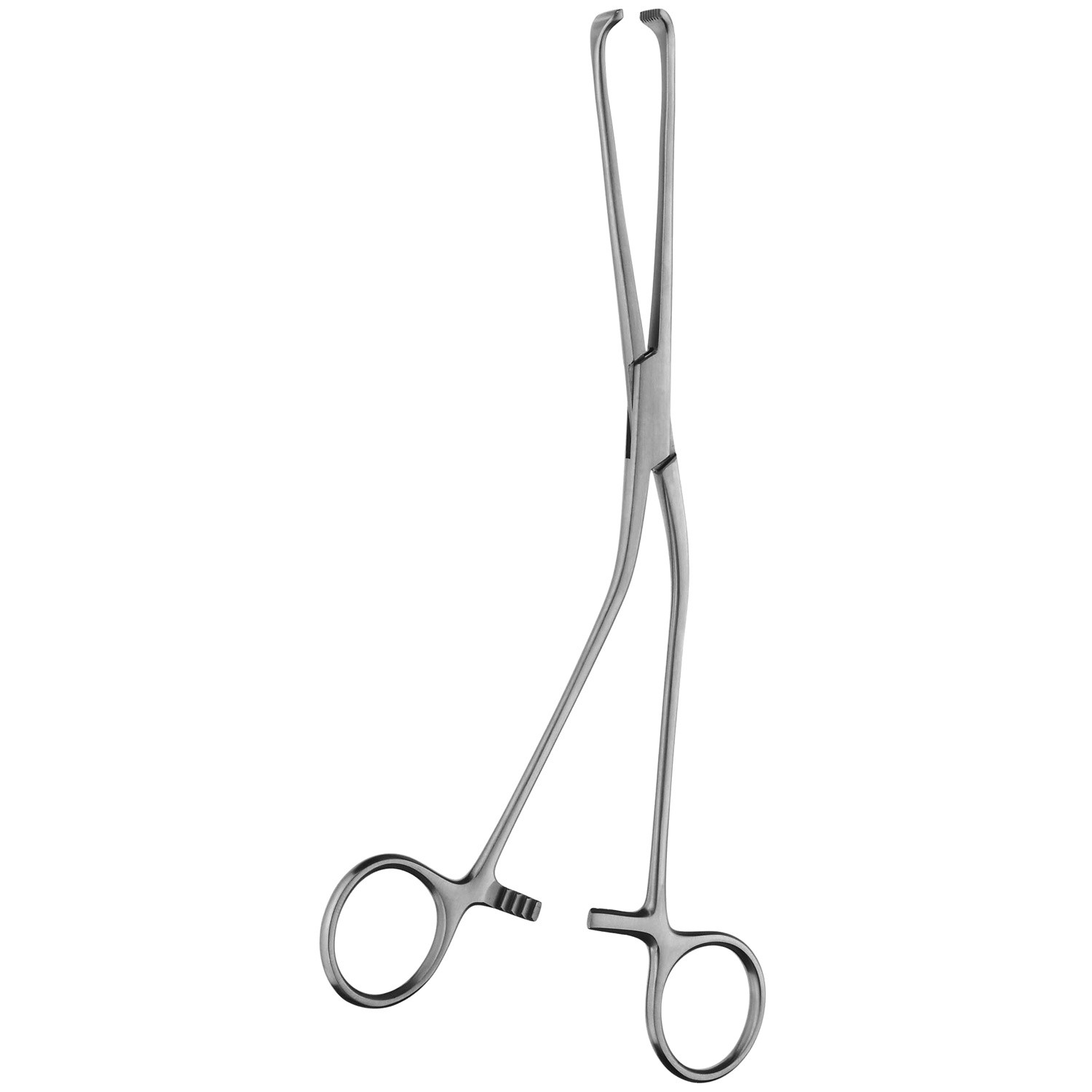Millin Capsule Grasping Forceps, T-Shaped, Angled To Side, 9" (23.0 Cm)